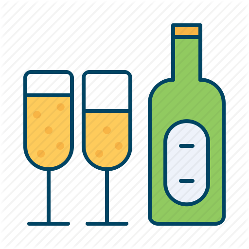 Alcohol, Celebration, Champagne, Christmas, Drink, Party Icon