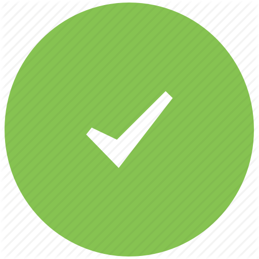 Completed, Correct, Done, Green, Tick Icon