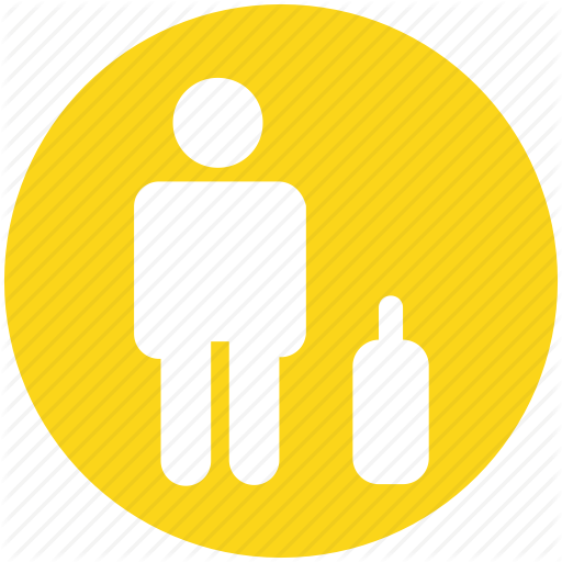 Bag, Briefcase, Case, Guest, Man, One Icon