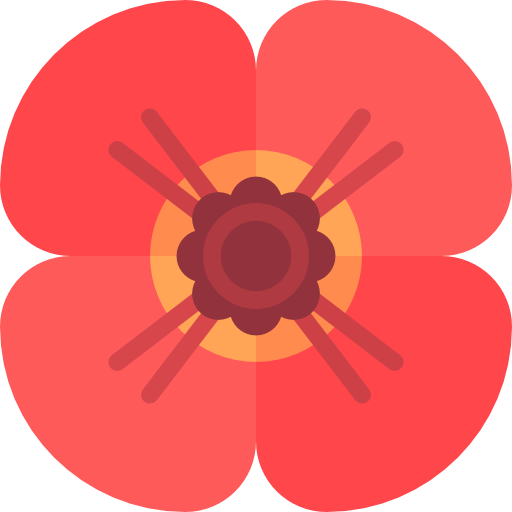 Poppy Icon Flowers Set Freepik