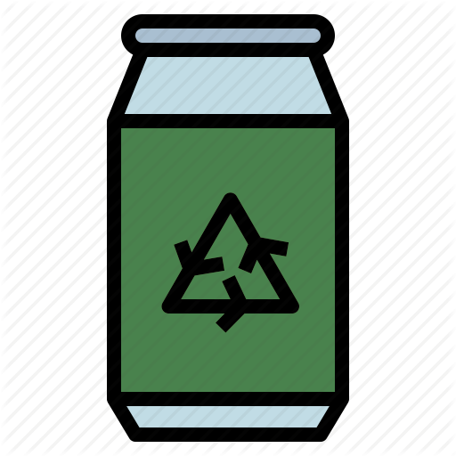 Aluminum, Can, Recycle, Recycling, Reuse Icon