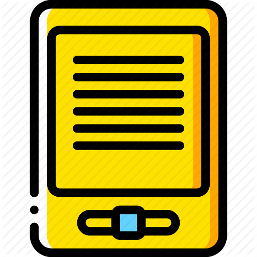 Amazon, Devices, E, Kindle, Reader, Yellow Icon