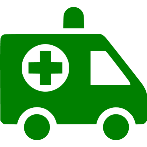 Green Ambulance Icon