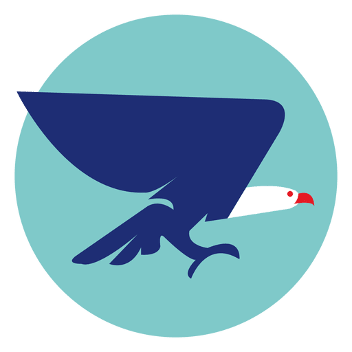 Eagle Round Icon