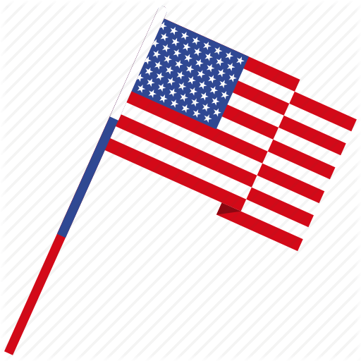America, American, Flag, Independence Day, July Icon