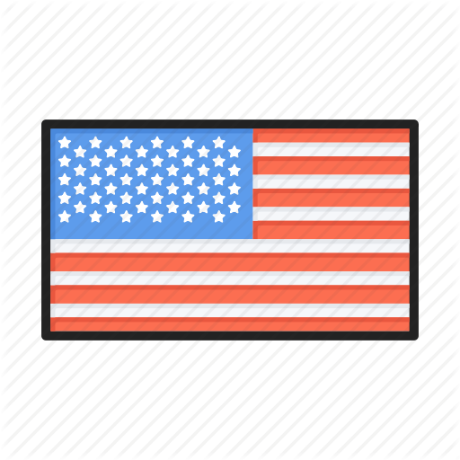 America, American, Flag, States, Usa Icon