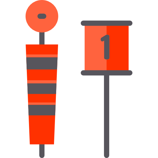 Flag, Goal, American Football Icon