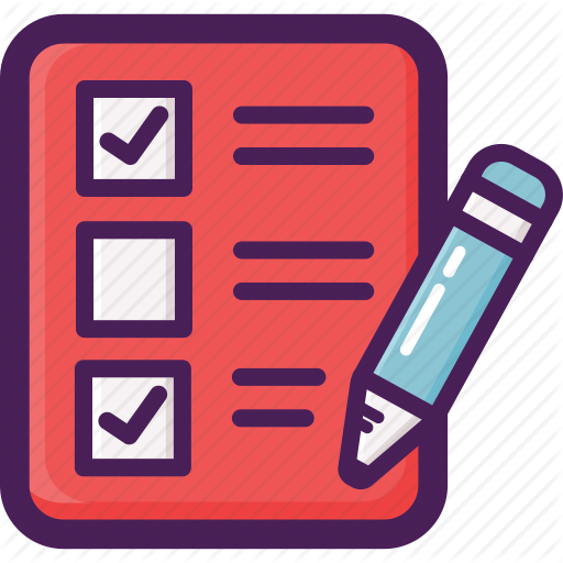 Check, Exam, Paper, Quiz, Test Icon
