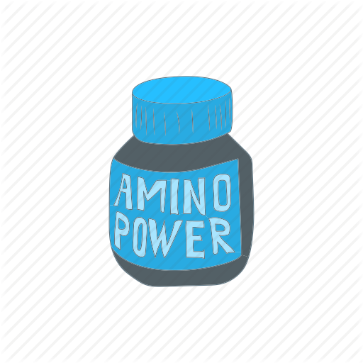 Acids, Amino, Cartoon, Diet, Nutrition, Sport, Supplement Icon