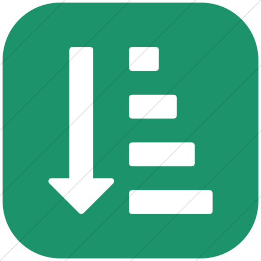 Flat Rounded Square White On Aqua Bootstrap Font