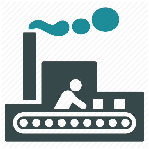 All About Manufacturing And Production Png Icon