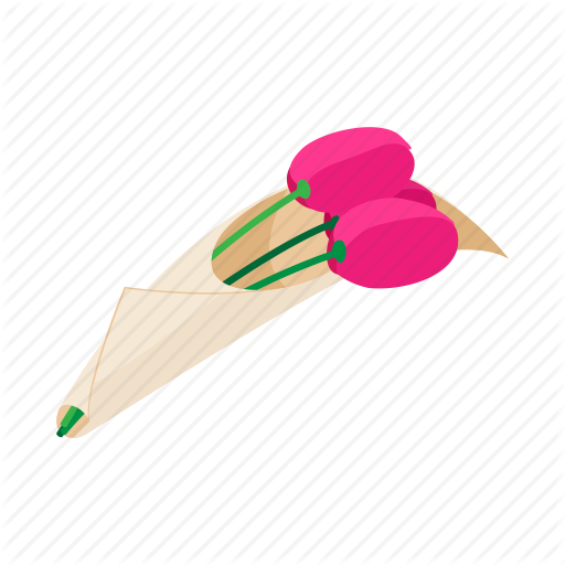 Amsterdam, Cartoon, Floral, Flower, Nature, Pink, Tulip Icon