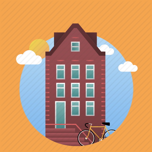 Amsterdam, City, Holland, House, Netherlands Icon