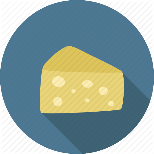 Cheese, Dairy, Food, Piece, Swiss Icon