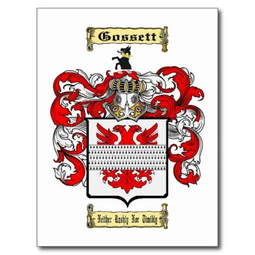 Gossett Family Coat Of Arms