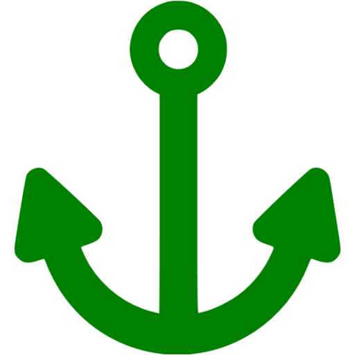 Green Anchor Icon