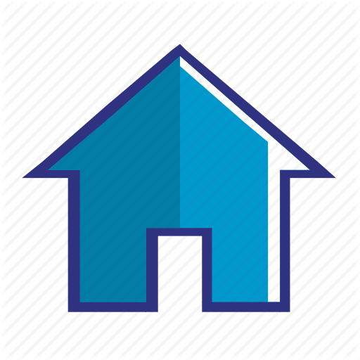 Apartment, Blue, Building, Construction, Home, House Icon