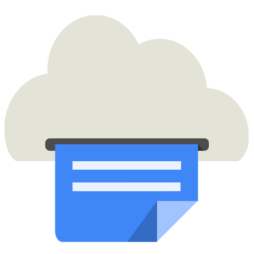 Cloud Print Icon Android Kitkat Android