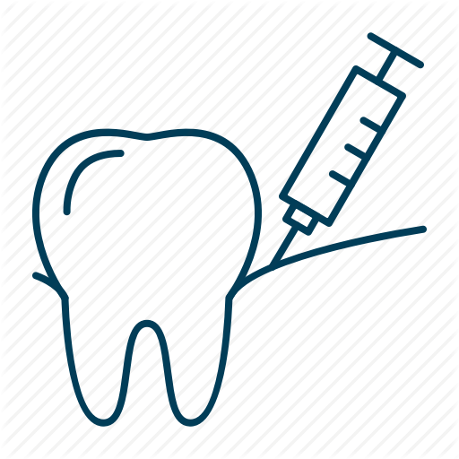 Anesthesia, Dental, Gum, Teeth, Tooth, Treatment Icon