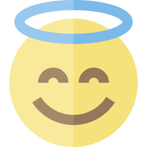 Smileys, Angel, Emoticons, Emoji, Feelings Icon