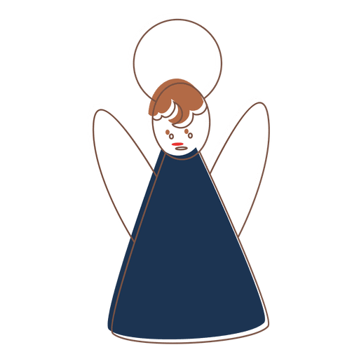 Angel Hand Drawn Cartoon Icon