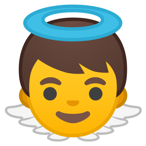 Baby Angel Icon Noto Emoji People Family Love Iconset Google
