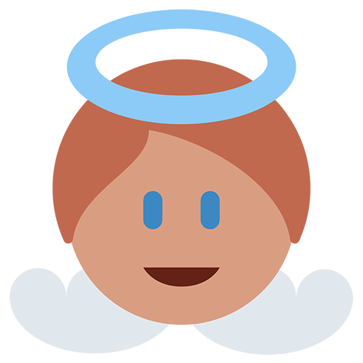 Baby Angel Emoji For Facebook, Email Sms Id