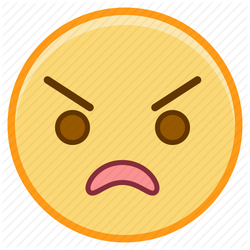 Angry, Emoji, Emoticon, Emotion, Face, Sticker Icon