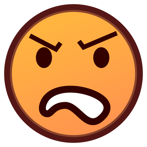 Angry Face Emoji For Facebook, Email Sms Id