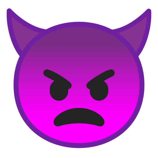 Angry Face With Horns Icon Noto Emoji Smileys Iconset Google