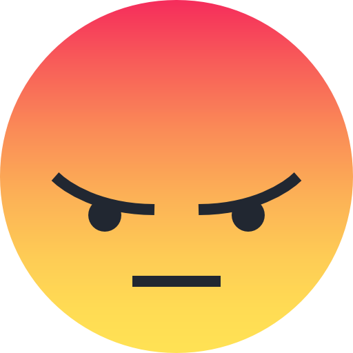 Angry, Emo, Emoticon, Face Icon Free Of Reactions Icons