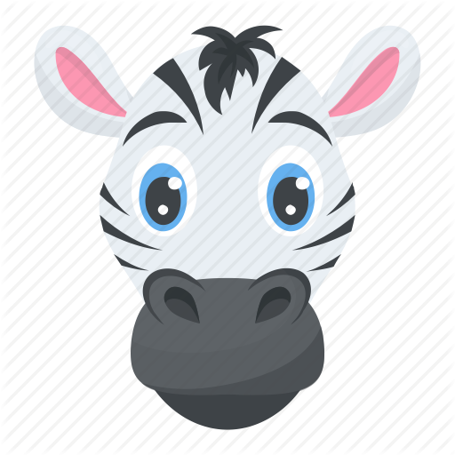 Mammals, Safari Animal, Wildlife, Zebra Face, Zoo Animal Icon
