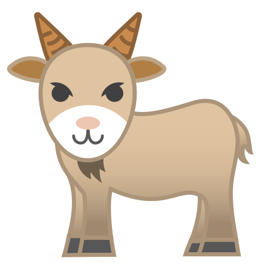 Goat Icon Free Of Noto Emoji Animals Nature Icons