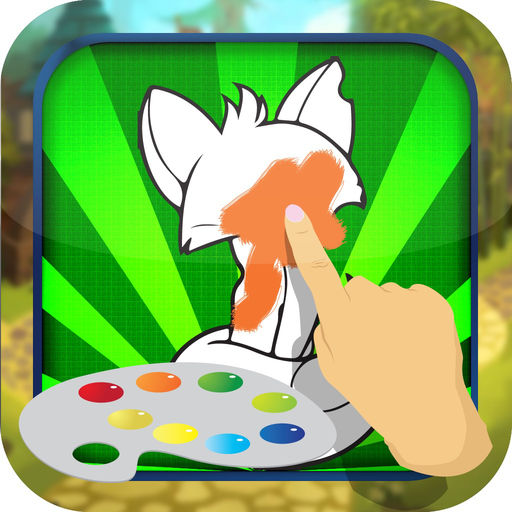 Coloring Book Game For Kids Animal Jam Version