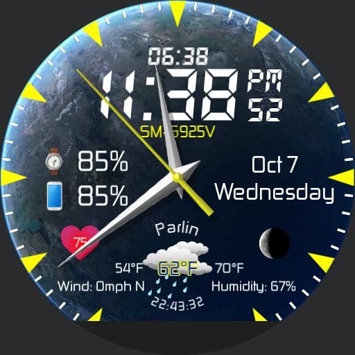 Real Shadow Analogdigital Dual Watch With Time Zone Weather