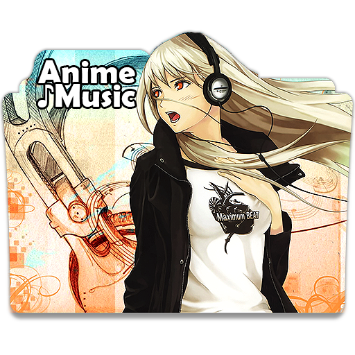 Anime Girl Music Icon