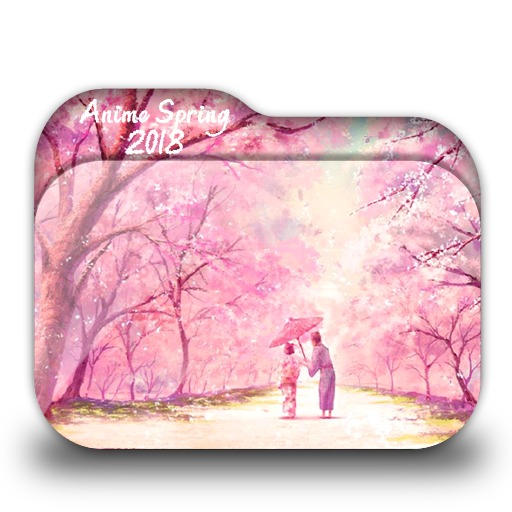 Anime Spring Folder Icon Pack