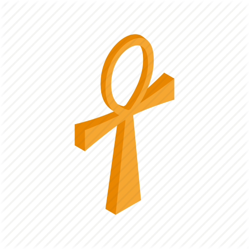 Ancient, Ankh, Cross, Egypt, Egyptian, Isometric, Life Icon