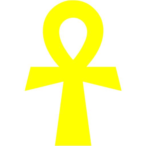 Yellow Ankh Icon