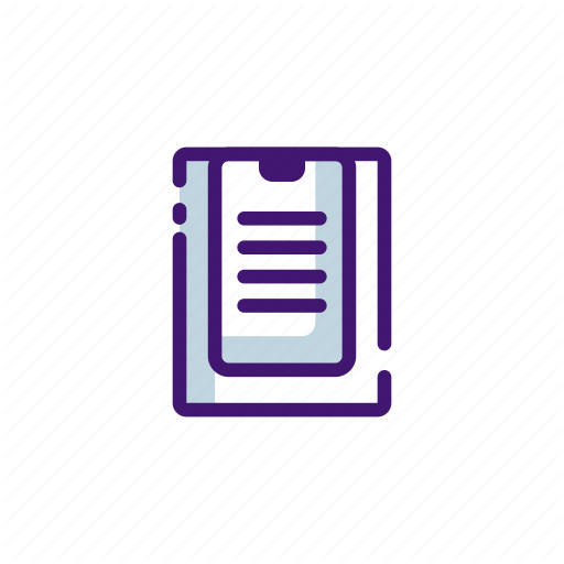 Blue, Copy, Minimalist, Paper, Paste, Purple Icon