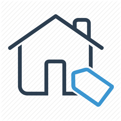Discount, House, Pricetag, Sell Apartment Icon
