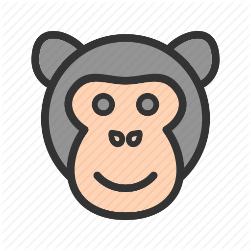 Ape, Face, Forest, Gorilla, Monkey, Nature, Wildlife Icon