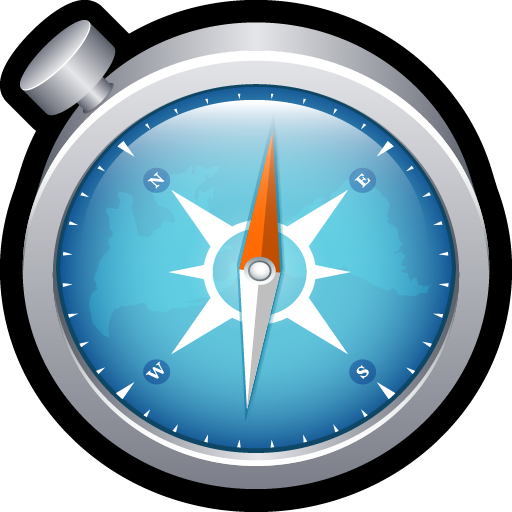 Compass, Mac, Browser, Apple, Chrome, Safari Icon