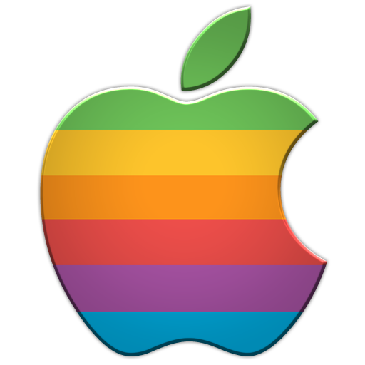 Old Rainbow Apple Logo Dd Rainbow Rainbow Apple Logo, Apple