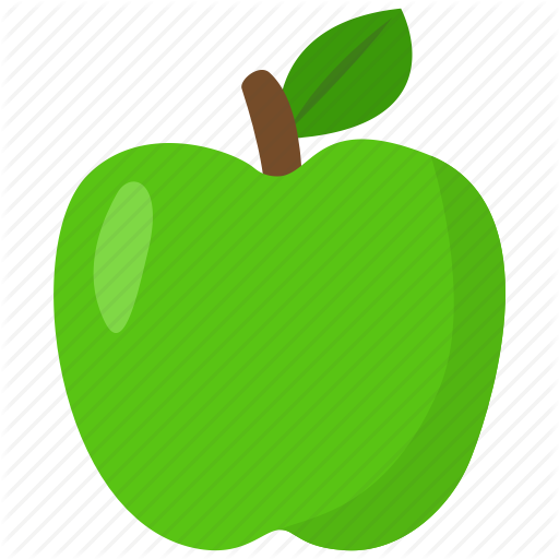 Apple, Fruit, Green Icon