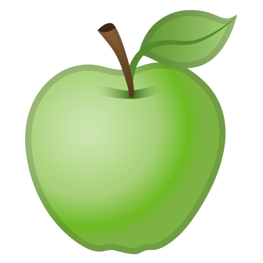 Green Apple Icon Noto Emoji Food Drink Iconset Google