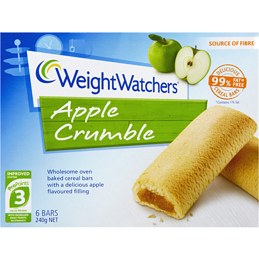 Weight Watchers Bars Apple Crumble Pack