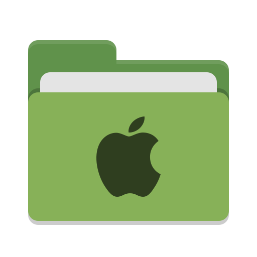 Folder Green Apple Icon Papirus Places Iconset Papirus