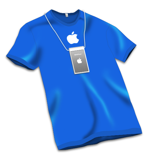 Tshirtbleu Icon Apple Store Iconset Nendomatt