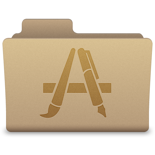 Yellow Applications Folder Icon